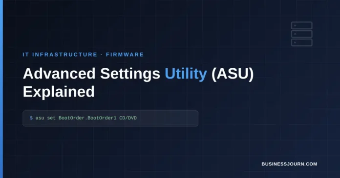Advanced Settings Utility