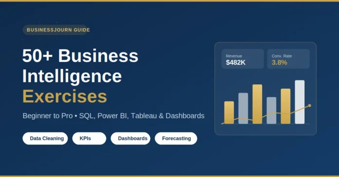 50+ Business Intelligence Exercises (Beginner to Pro)