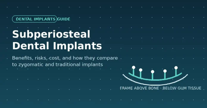 Subperiosteal Dental Implants