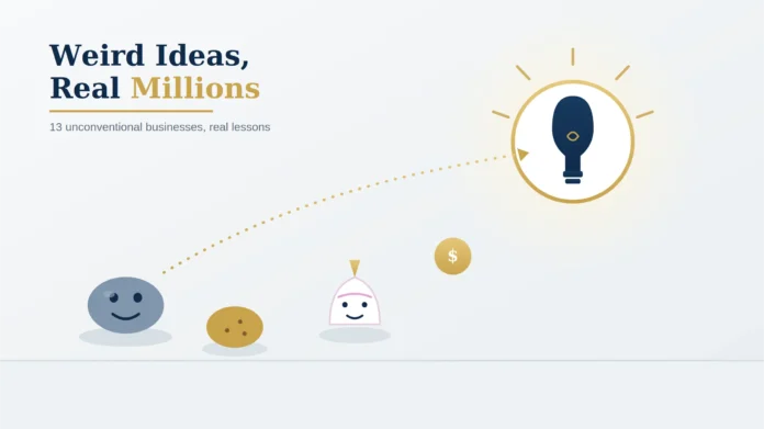 13 Weird Business Ideas That Made Millions (And What They Teach Us)