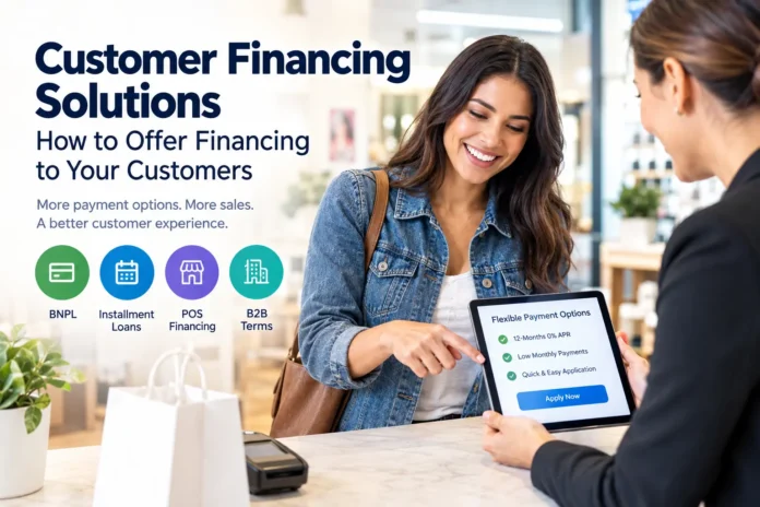 Customer Financing Solutions: How to Offer Financing to Your Customers Customer Financing Solutions: How to Offer Financing to Your Customers