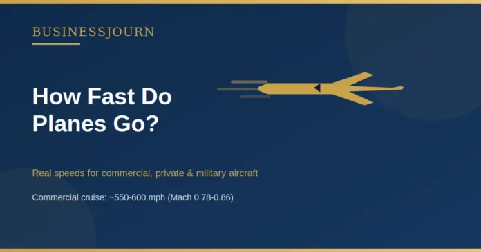 how fast do planes go