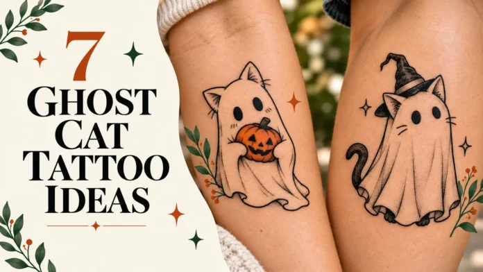 ghost cat tattoo ideas ghost cat tattoo ideas