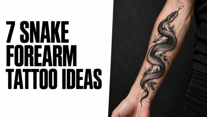 7 Snake Forearm Tattoo Ideas to Find Your Style