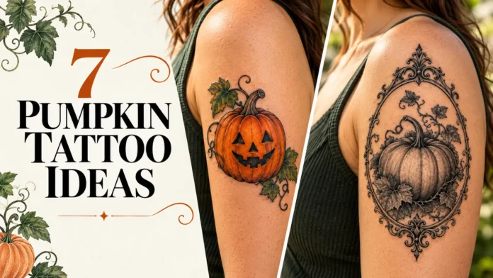Pumpkin Tattoo Ideas
